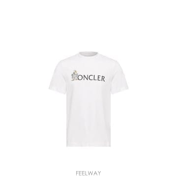 Moncler 26FW ��Ŭ���� ���� Ƽ���� L20918C00033 89B8U00A White26FW ��Ŭ���� ���� Ƽ���� L20918C00033 89B8U00A White