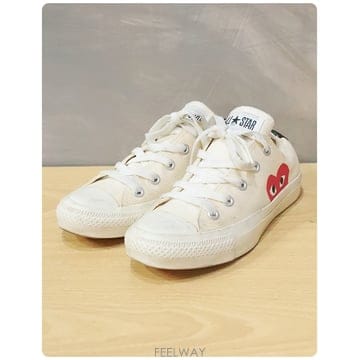 컨버스 X 꼼데가르송 척 70 로우 스니커즈 (230mm)