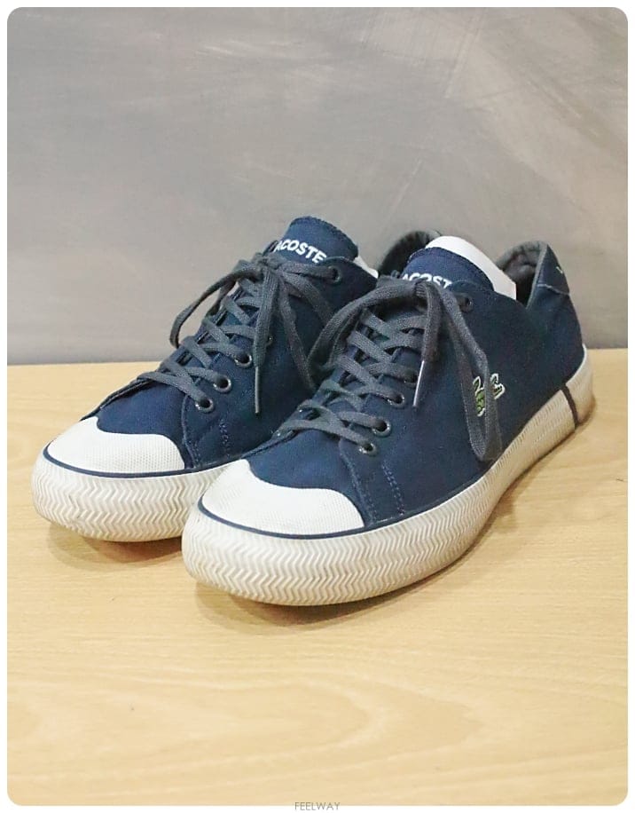 LACOSTE ���ڽ��� �׸��� ĵ���� ����Ŀ�� (UK6/250mm)���ڽ��� �׸��� ĵ���� ����Ŀ�� (UK6/250mm)