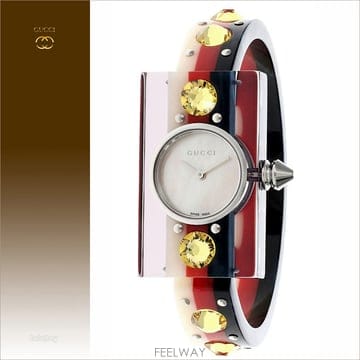 GUCCI ���� ���� �ð� ��Ƽ�� �� YA143524 �� ���̾� �÷��ñ۶� ���� ���� ���̽� ��۱��� ���� �ð� ��Ƽ�� �� YA143524 �� ���̾� �÷��ñ۶�