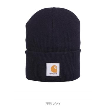 CARHARTT 로고 패치 비니 in 다크 블루 I0202221CXX TP580303508