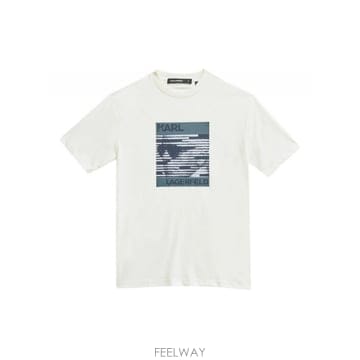 25FW 칼 라거펠트 Karl Pixel 페이스 T 셔츠 75513155422580 TP581116720