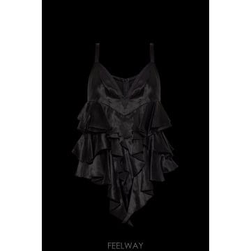 26FW Balmain 실크 camisole 탑 HF1AD102MI43EAP TP581123627
