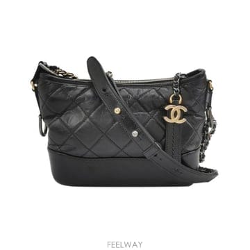 샤넬 Gabrielle PM Quilted Waxed 레더