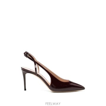 카사데이 힐 펌프스 Burgundy