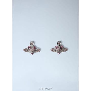 26 FW 비비안웨스트우드 여성 뉴 디아망테 하트 귀걸이 6201033K 02P686 P686 TP87685