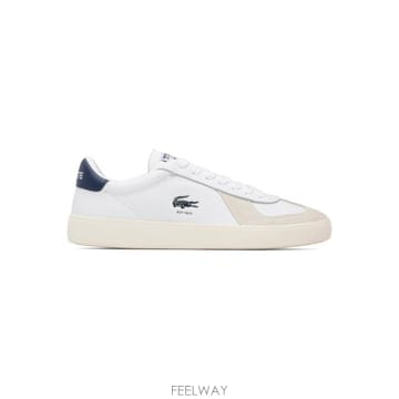 라코스테 화이트   베이지 베이스샷 프로 스니커즈 50SMA0040 TP876843237