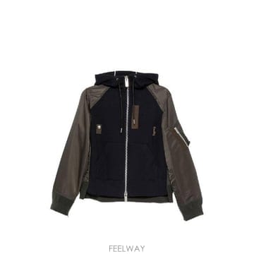 Sacai �׶�����Ÿ �ؿ� ��ī�� ���� COTTON BLEND HOODIE 26 08680233�׶�����Ÿ �ؿ� ��ī�� ���� COTTON BLEND HOODIE 26 086