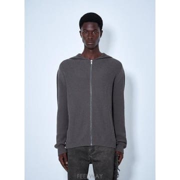 26 FW 릭오웬스 남성 울 집업 후드티 ric0165067brn