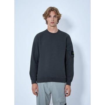 26 FW 스톤아일랜드 남성 슬리브 포켓이 있는 크루넥 스웨트셔츠 sto0165042blu