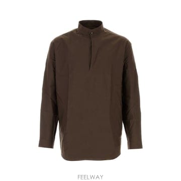 [X45]르메르 OT0016LF1500 BR477 남성 티셔츠 민소매 탑 Chocolate poplin sh