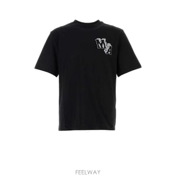 [X45]아미리 AM426JR030 BLACK 남성 티셔츠 민소매 탑 Black cotton t shirt