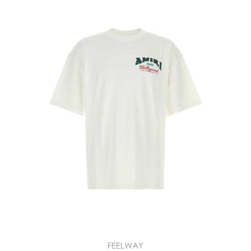 [X45]아미리 AM426JR034 WHITE 남성 티셔츠 민소매 탑 White cotton oversize