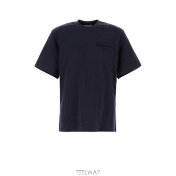 [X45]페라가모 145920796592 NEWNAVY 남성 티셔츠 민소매 탑 Navy blue cotton