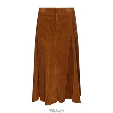 26 FW 폴로 랄프로렌 A라인 미디 스커트 베이지 211B17568