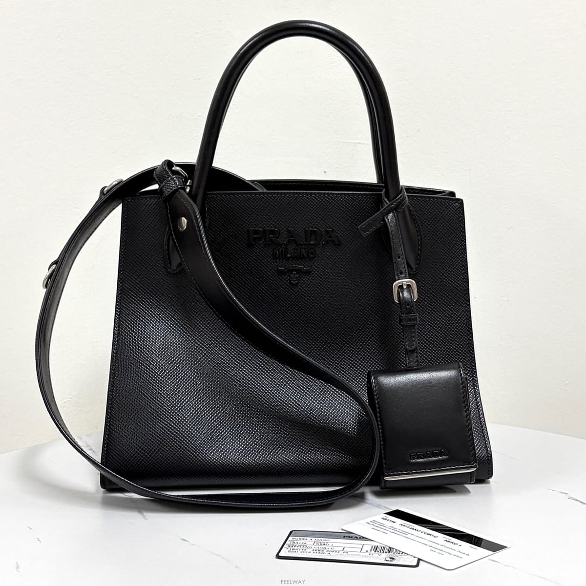 PRADA ����� ���ǾƳ� ���ũ�� ��Ʈ�� & ����� ���� (1BA156)����� ���ǾƳ� ���ũ�� ��Ʈ�� & ����� ���� (1BA156)