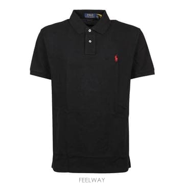 26 FW 폴로 랄프로렌 포니 엠브로이디드 숏슬리브 폴로셔츠 블랙 001 710782592