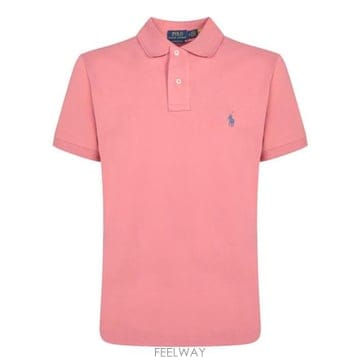 26 FW 폴로 랄프로렌 로고 엠브로이디드 스트레이트헴 폴로셔츠 440 710680784