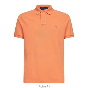 26 FW 폴로 랄프로렌 로고 엠브로이디드 스트레이트헴 폴로셔츠 465 710680784