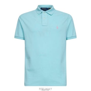 26 FW 폴로 랄프로렌 로고 엠브로이디드 스트레이트헴 폴로셔츠 511 710680784