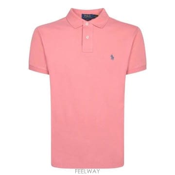 26 FW 폴로 랄프로렌 로고 엠브로이더드 숏슬리브 코튼 폴로셔츠 466 710536856