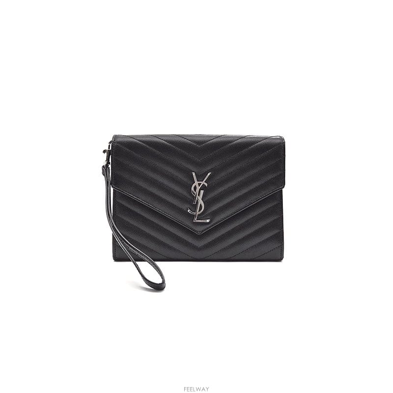 Saint Laurent ���ζ� ���׷� ī���� �÷� Ŭ��ġ (617662) L347098���ζ� ���׷� ī���� �÷� Ŭ��ġ (617662) L347098