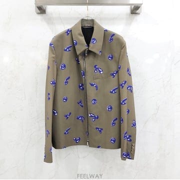 [럭스유] 50 / 디올 X 케니샤프 올오버 프린트 집업 자켓 193C252A5185