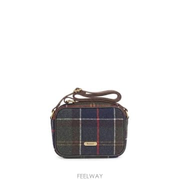 인더샵 Barbour 바버 체크 숄더백