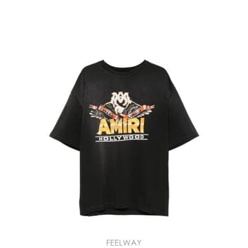 26FW 아미리 반팔 티셔츠 AMTOJR1200 BLACK