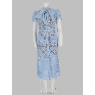 26FW 셀프 포트레이트 원피스 PF26 111M BL BLUE