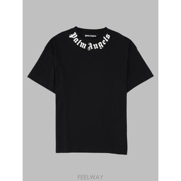26FW 팜앤젤스 반팔 티셔츠 PAMAA001JR001 1003 BLACK