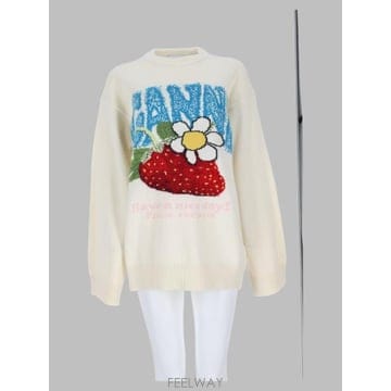26FW 가니 스웨터 A1150015 135 BEIGE