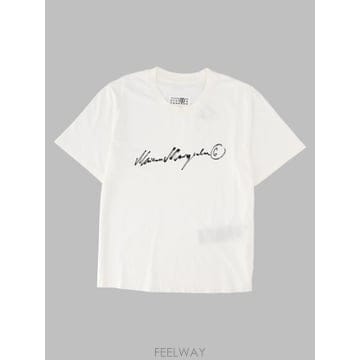 26FW MM6 메종마르지엘라 탑 S52GC0368 M20258101 WHITE