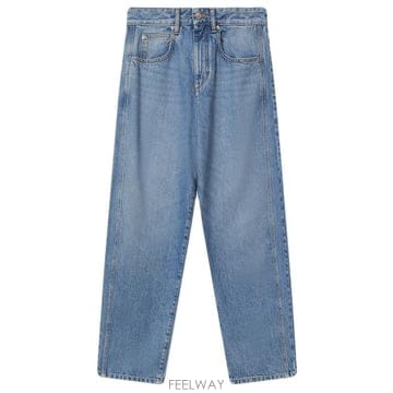 26FW 이자벨마랑 오리안 페이디드 데님 배럴 진 PA0584FA D1H04I30LU BLUE