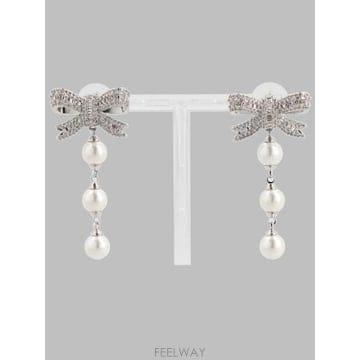 Self Portrait 26FW ���� ��Ʈ����Ʈ �̾ PF26 601E SL SILVER26FW ���� ��Ʈ����Ʈ �̾ PF26 601E SL SILVER