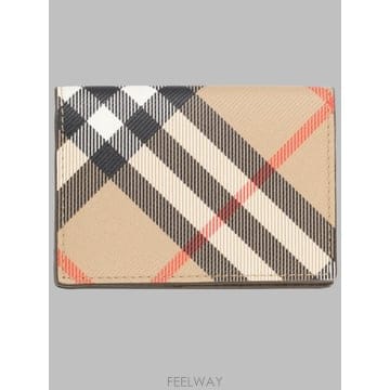 Burberry 26FW ������ üũ ī�� ���� 8091911 A2021 BEIGE26FW ������ üũ ī�� ���� 8091911 A2021 BEIGE