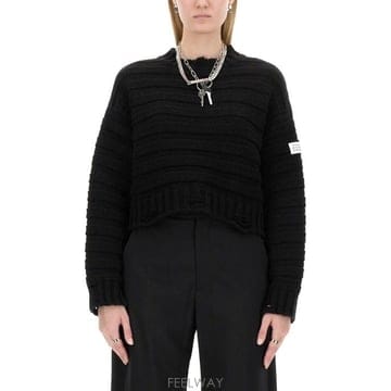 26FW MM6 메종마르지엘라 스웨터 S52HL0031 M13040900 BLACK