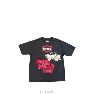 26FW 루드 반팔 티셔츠 RHPF26TT04012 3159 VINTAGE BLACK WHITE RED