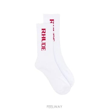 RHUDE 26FW ��� ������� RHPF26SO04884 3030 WHITE RED26FW ��� ������� RHPF26SO04884 3030 WHITE RED