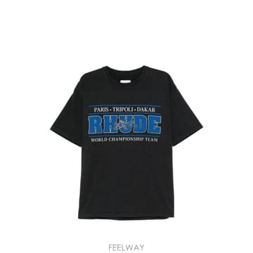 26FW 루드 반팔 티셔츠 RHPF26TT05012 6183 VINTAGE BLACK BLUE