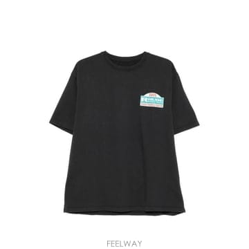 26FW 루드 반팔 티셔츠 RHPF26TT09012 6185 VINTAGE BLACK YELLOW