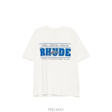 26FW 루드 반팔 티셔츠 RHPF26TT05012 6184 VINTAGE WHITE BLUE