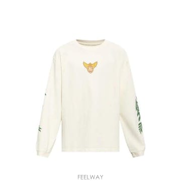 26FW 루드 스웨터 RHPF26TT17012 6510 VINTAGE WHITE GREEN BLUE