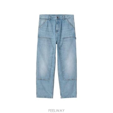 26SS 칼하트 WIP OG 싱글 니 팬츠 I036733 01UR NAVY