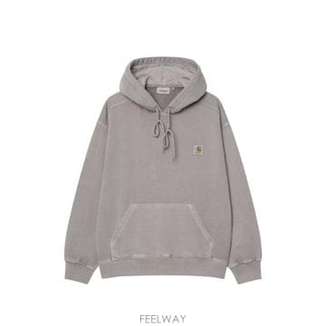 26SS 칼하트 WIP 후드 넬슨 스웨트셔츠 I029963 2LRGD GREY