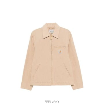 26SS 칼하트 WIP 스톤 캔버스 디트로이트 자켓 I034819 0ME4O BROWN
