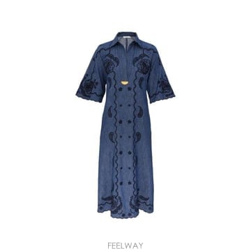 26FW 짐머만 롱 원피스 8358DSS 261RWBLU NAVY