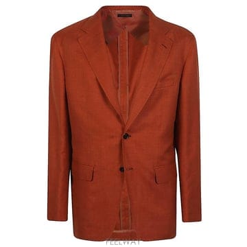 26SS 브리오니 수트 자켓 RGFF6M OA4786300 ORANGE