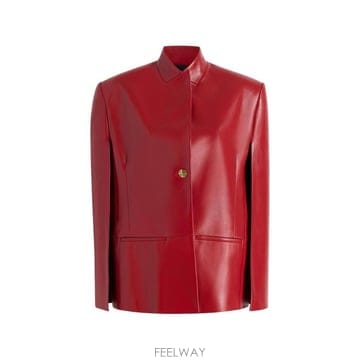 26SS 케이트 가죽 자켓 62211012 528 RED