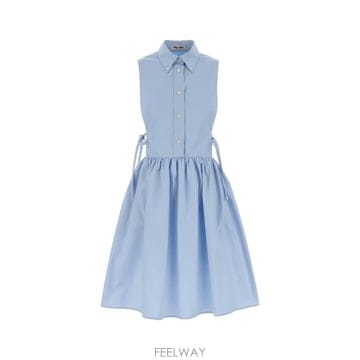 26FW 미우미우 원피스 MF6389SOOO10RG F0013 Light Blue